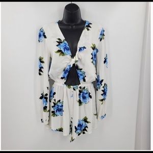 Size S Kendall & Kylie long sleeve romper